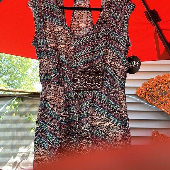 NWT-BEBOP MULTI COLORED DRESS - Picture 2 of 5